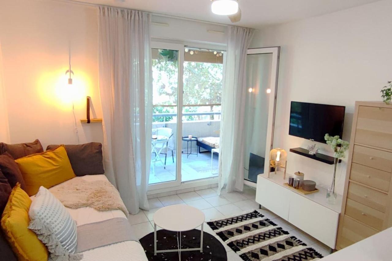 Ravas Studio Climatise Terrasse Proche Commerces Montpellier Exteriör bild